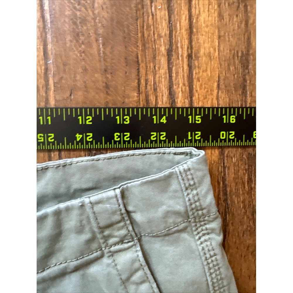 Zara Cargo Pants Women SZ 31 Olive Green Baggy Wide Leg Utility Y2K Military 90s - Picture 9 of 13